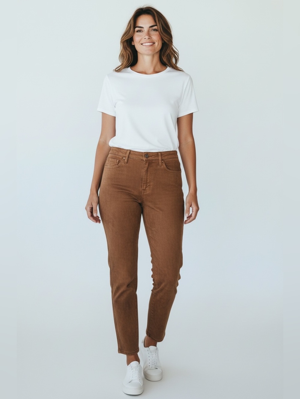 Chico's Brown Faux Suede Pants 14R Size 2.5